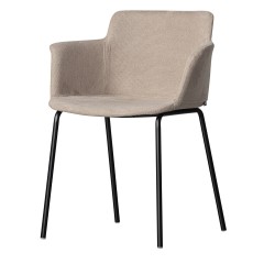 DINING ARMCHAIR TM SAND 82    - CHAIRS, STOOLS